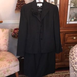 Black Suit with Long Skirt NWT